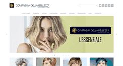 Desktop Screenshot of compagniadellabellezza.es