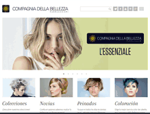 Tablet Screenshot of compagniadellabellezza.es